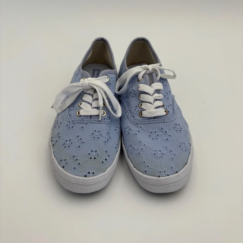 American Eagle Sneakers Women 7 Blue Good‎ Eyelet Lace Up Low Top Shoes